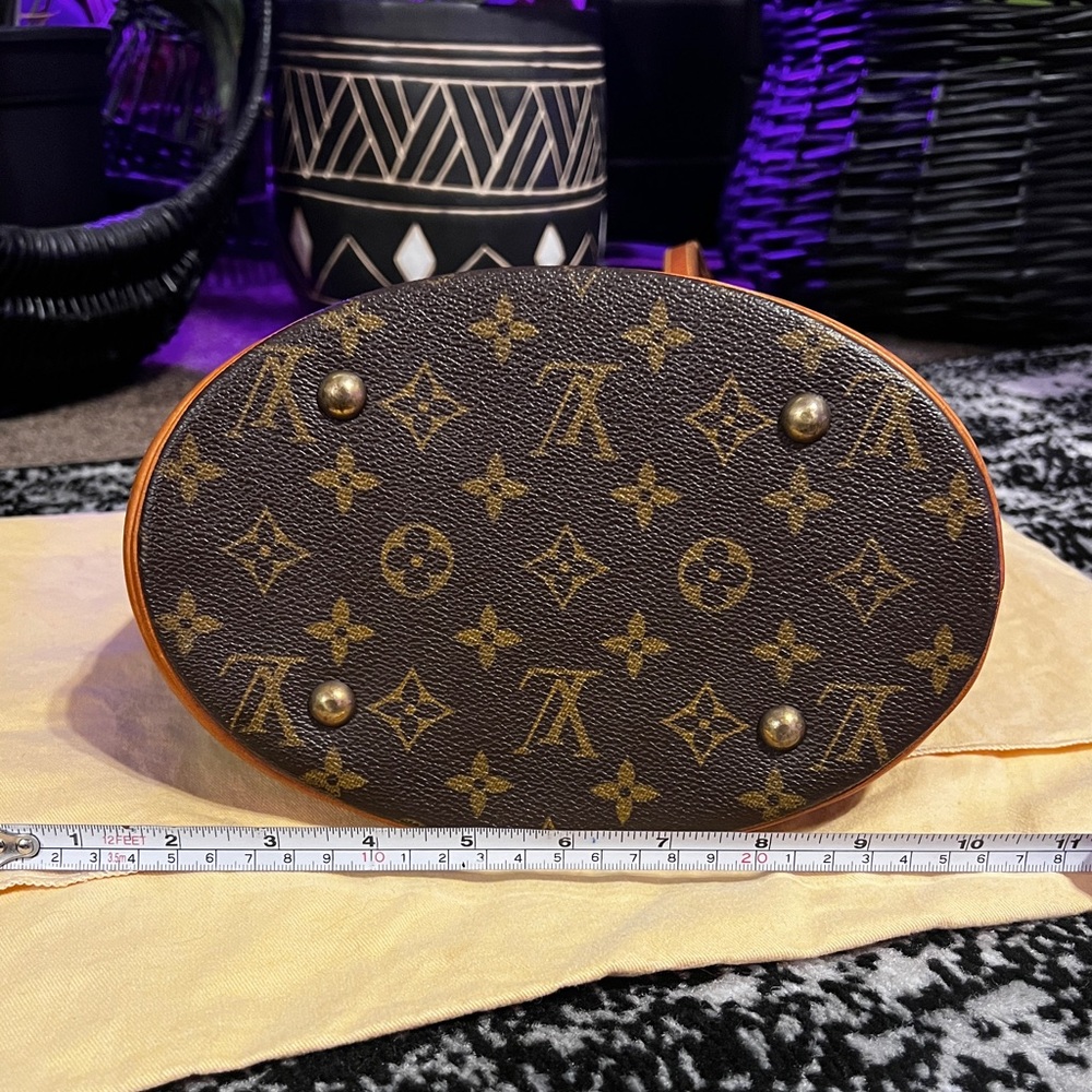 Authentic Petite Louis Vuitton Monogram Bucket Bag - image 3